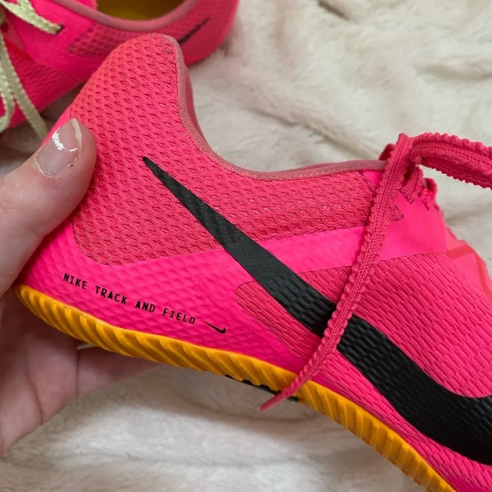 Nike Zoom Rival Track & Field Sprinting Spikes Hyper Pink/Black Laser Orange